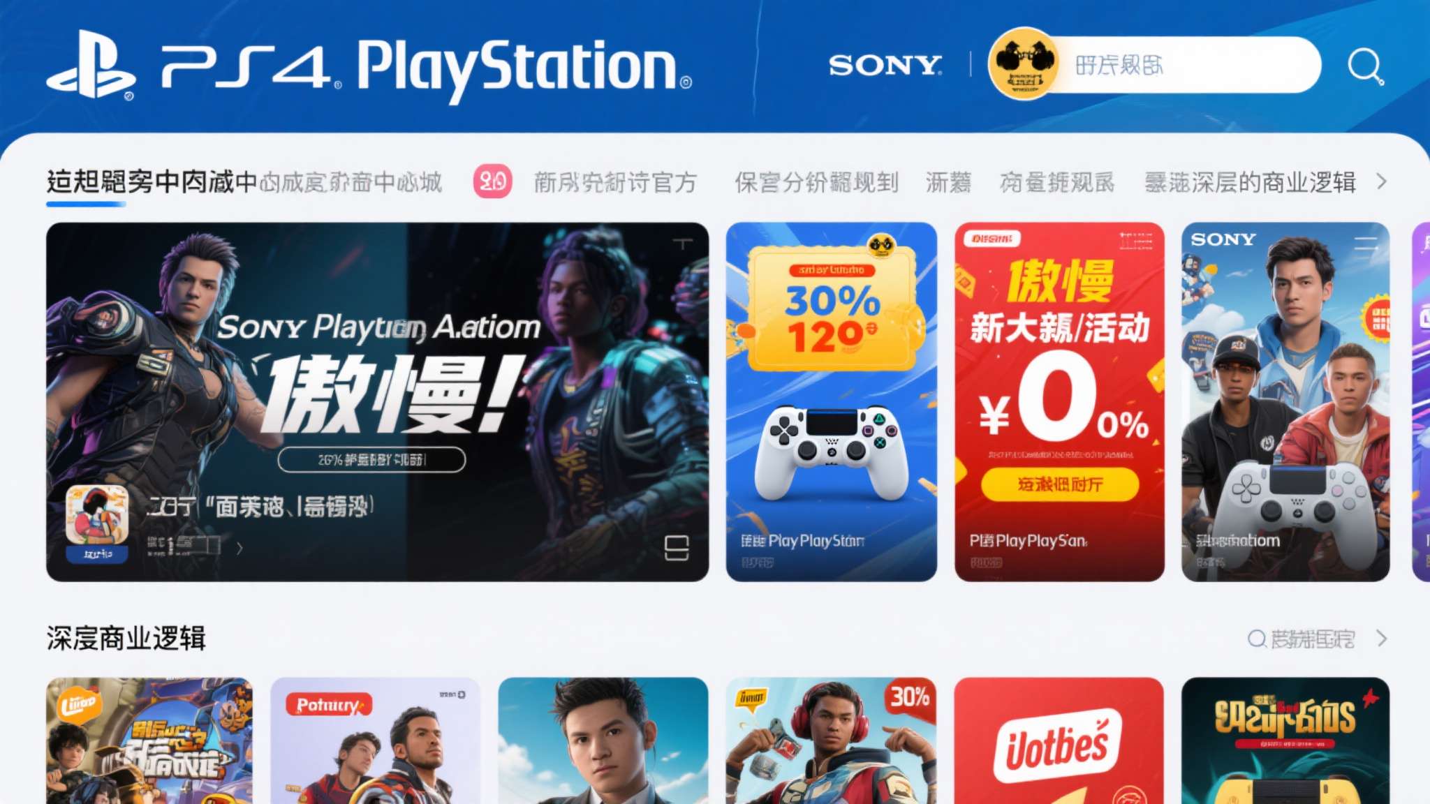 相比之下，索尼PlayStation商城长期维持官方定价体系，鲜少推出大规模折扣