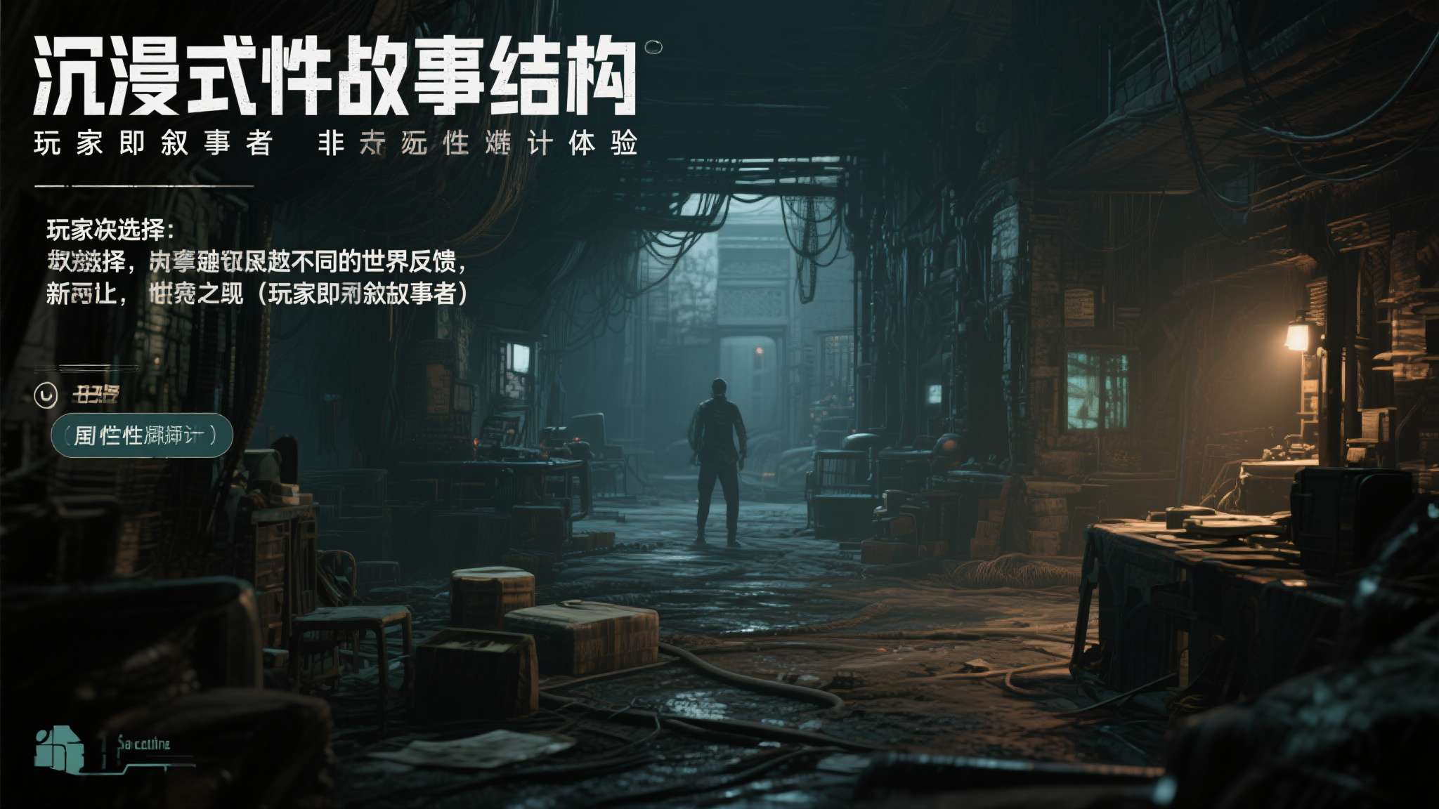 沉浸式叙事结构：游戏采用非线性剧情设计，玩家的每次选择都会触发不同的世界反馈，真